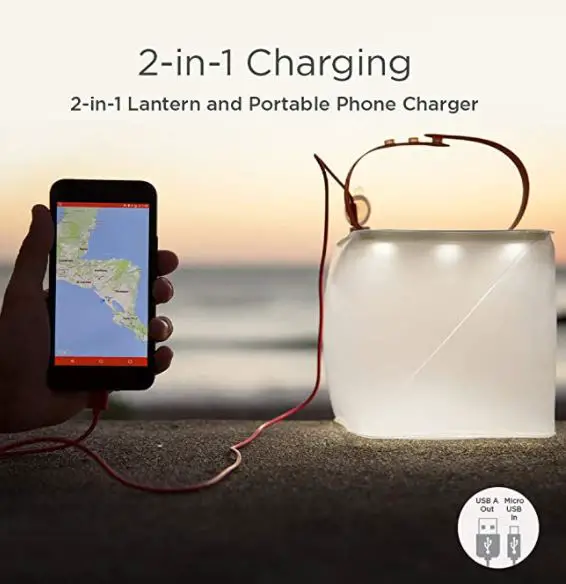 LuminAID PackLite 2 in 1 Phone Charger