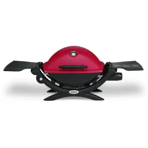 red Weber Q1200 Liquid Propane Grill