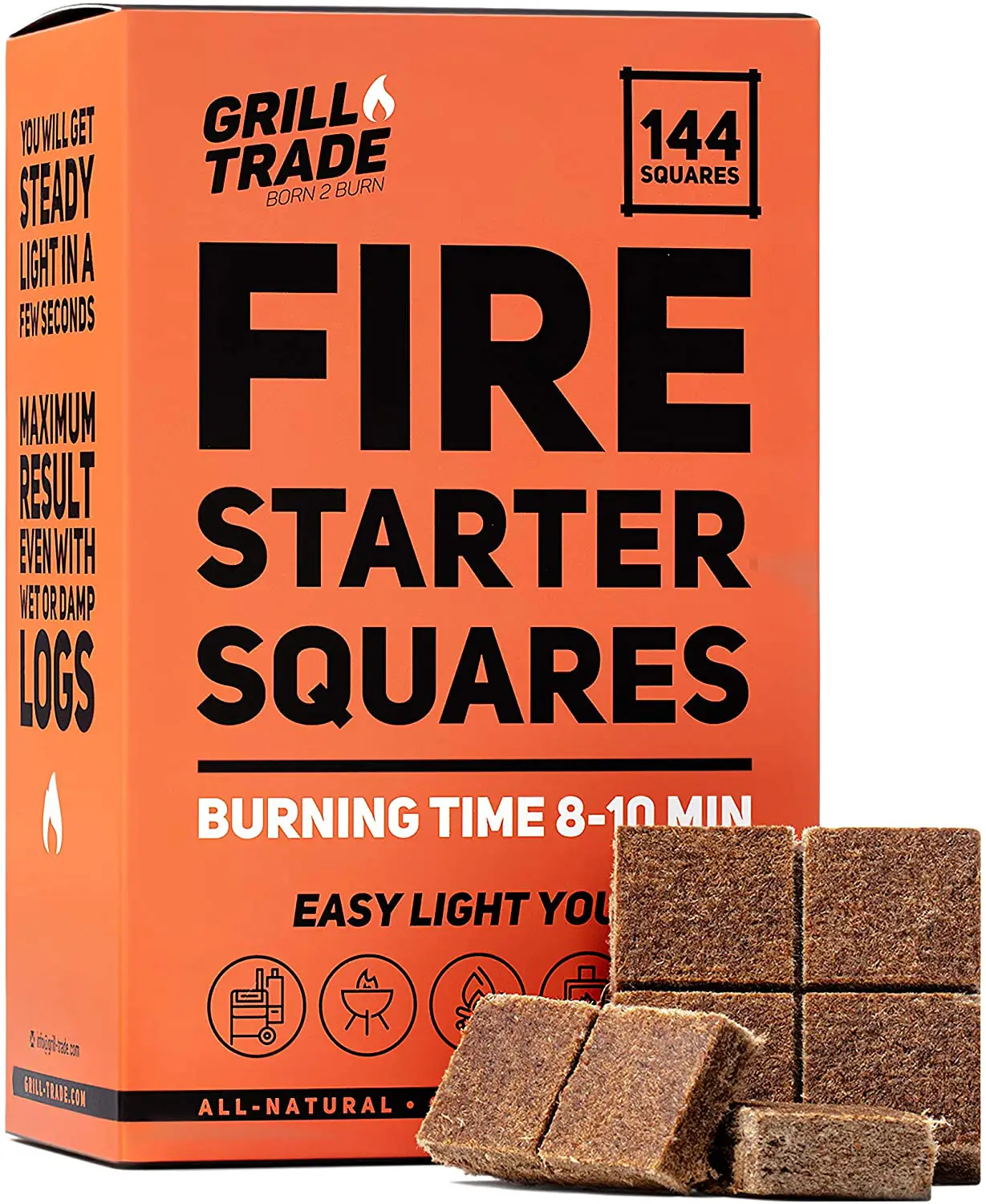 Grill Trade Fire Starter Squares
