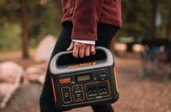 person carrying a Jackery portable charger