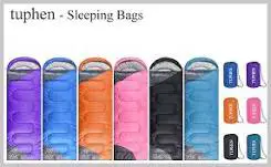 colorful sleeping bags by Tuphen