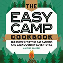 Green and white cover of The Easy Camp Cookbook