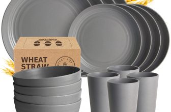 gray camping dish set
