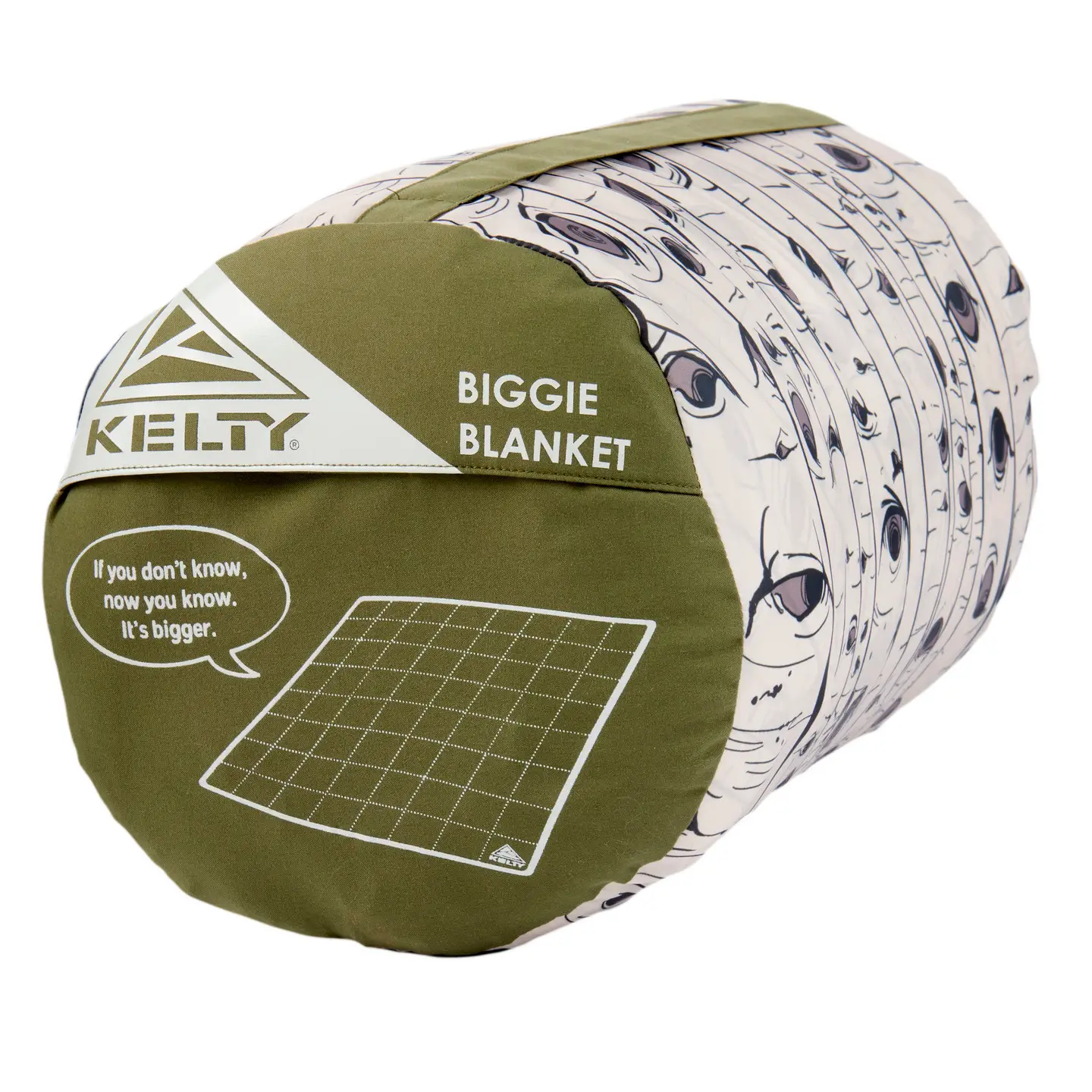 Kelty ground cover rolled up in case