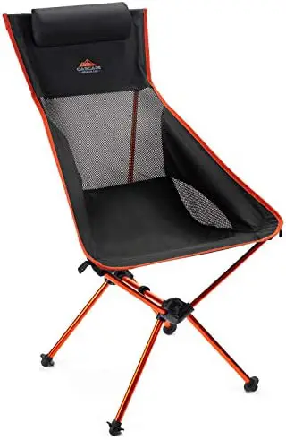 Cascade Mountain Tech black and orange chair