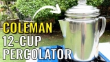 Coleman 12-Cup Stainless Steel Coffee Percolator