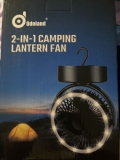 Odoland Portable LED Camping Lantern with Ceiling Fan